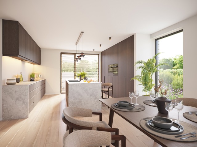 Moderne nieuwbouwwoning in het landelijke Wichelen, op grens met Lede 4